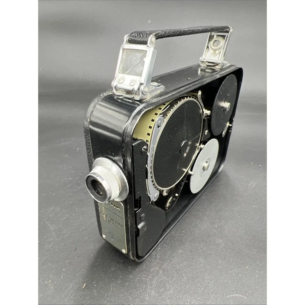 Cine Kodak Eight Model 25 Film Camera 8mm with Case 1930's Home Movie Untested